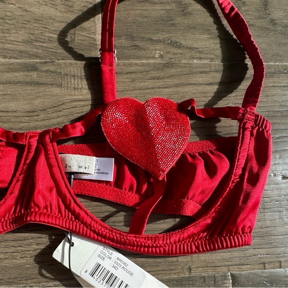 Fleur du Mal Queen of Hearts balconette - Picture 12 of 13